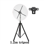 Missyou 3D Hologram Fan Mounting Base, Aluminum Wall Mount Bracket Backplate for 46cm-100cm 4-Blade Fans, Tripod Compatible Replacement Part, Heavy Duty Support for Large Holographic Displays