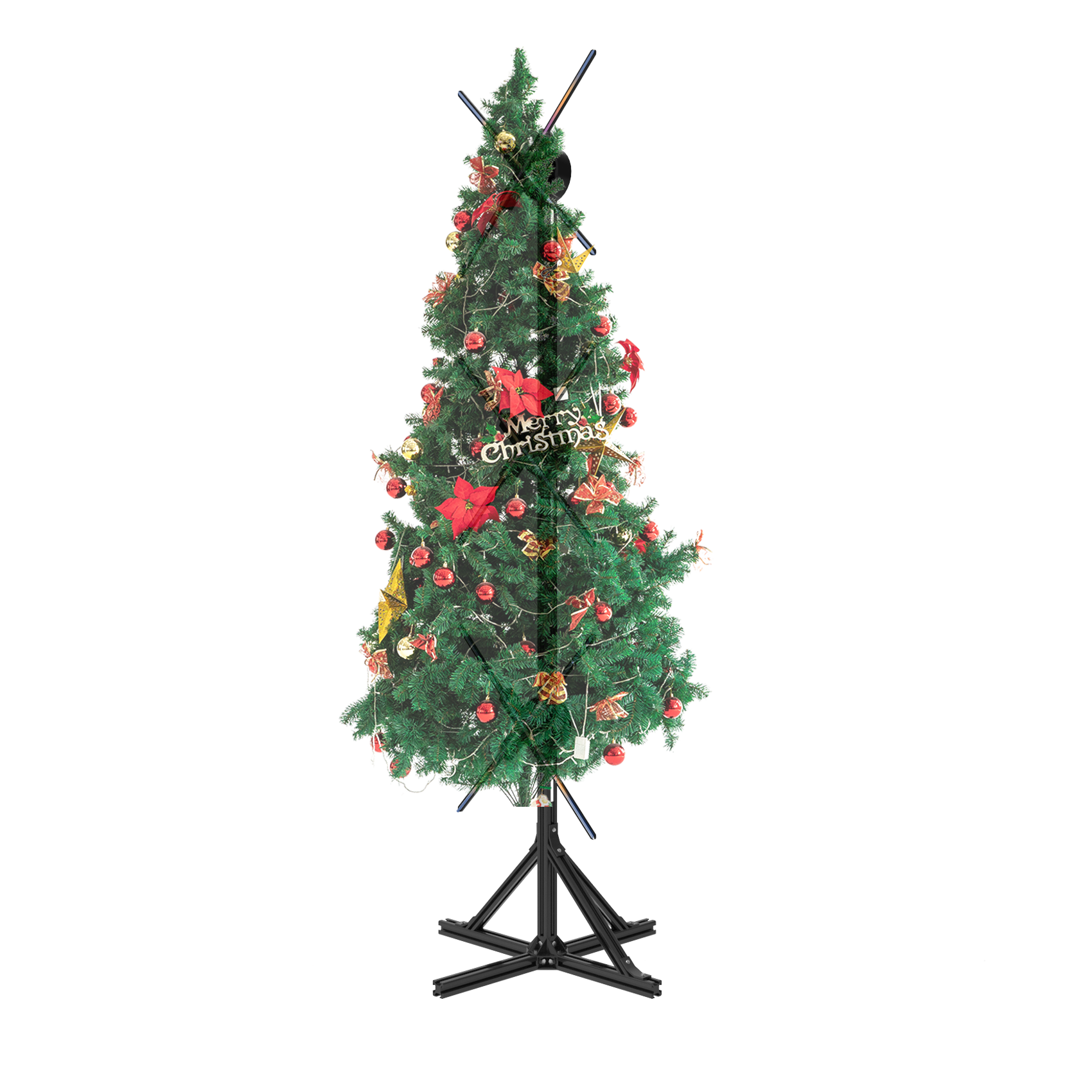 Miss You 20-Inch 3D Hologram Fan Splicing Bracket - 1960MM Holographic Display for Trade Shows and Exhibitions, Easy Setup and Portable Desig