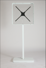 Three-dimensional bracket single holographic fan