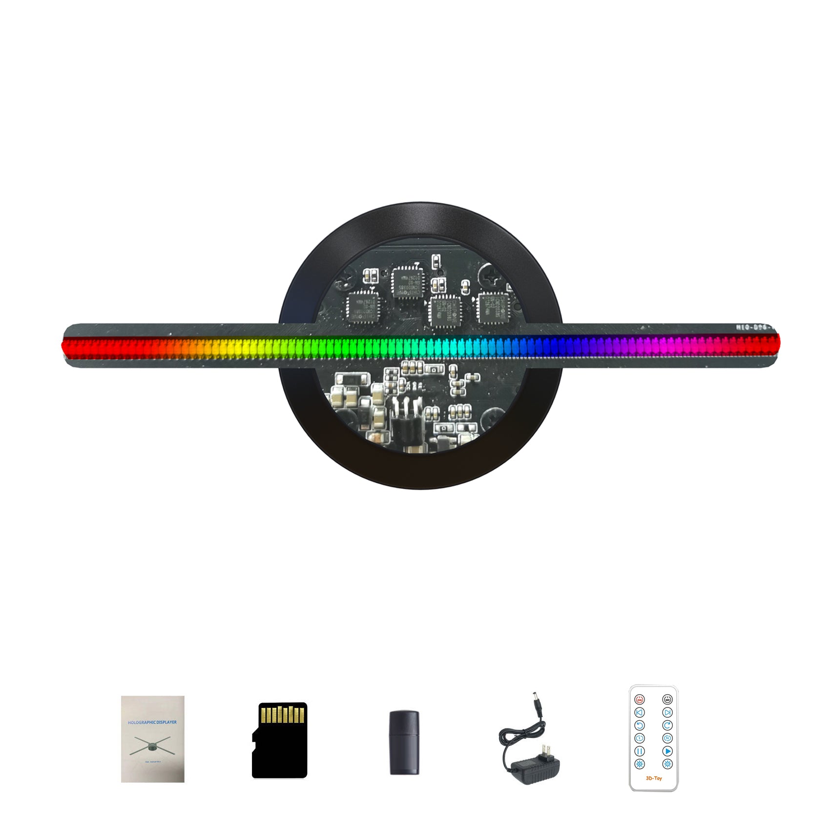 MissYou 13cm 3d hologram Fan: From Spooky Nights to Merry Lights 🎃🎄!