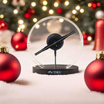 Missyou 11.8-inch 3D Hologram Fan - Customizable Logo, Bluetooth and WiFi Control, Over 700 Video Libraries, Remote Control and Acrylic Cover, Ideal for Advertising and Events