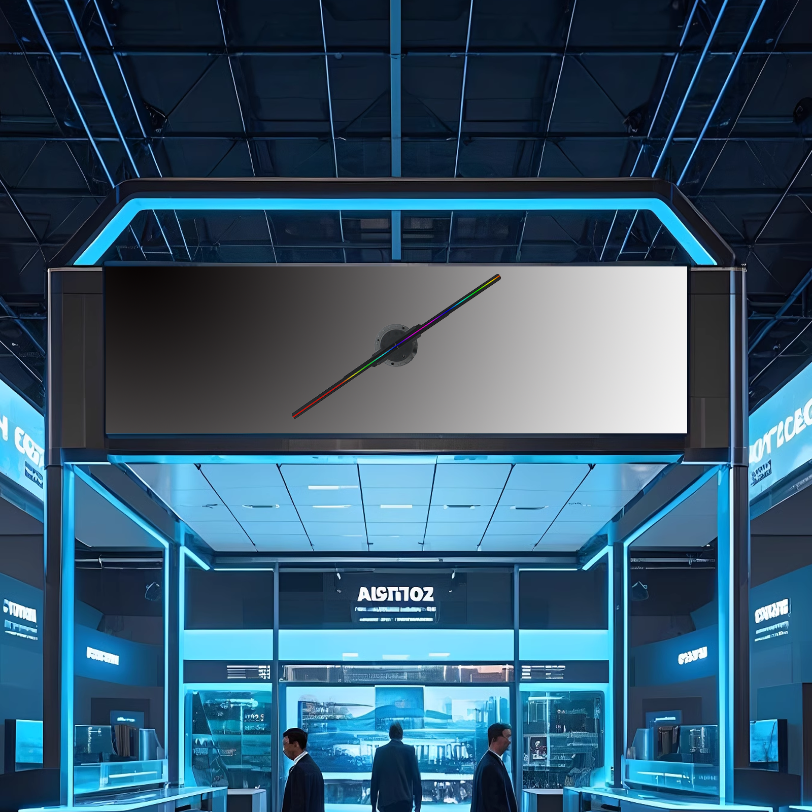 MissYou 50cm 3d hologram Fan: Blows Cool Air, Blows Minds 💨🤯