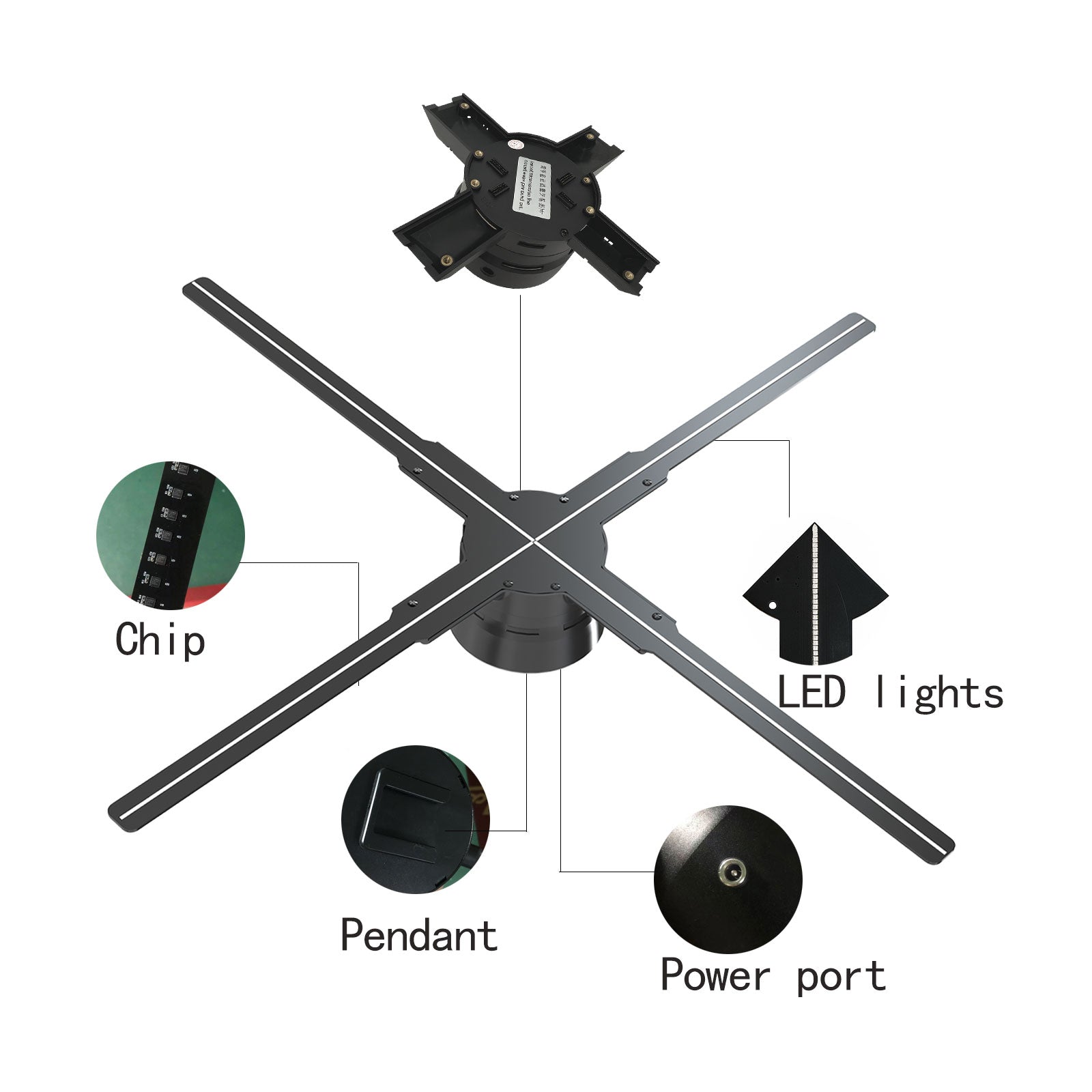 missyou 3D holographic fan original blade