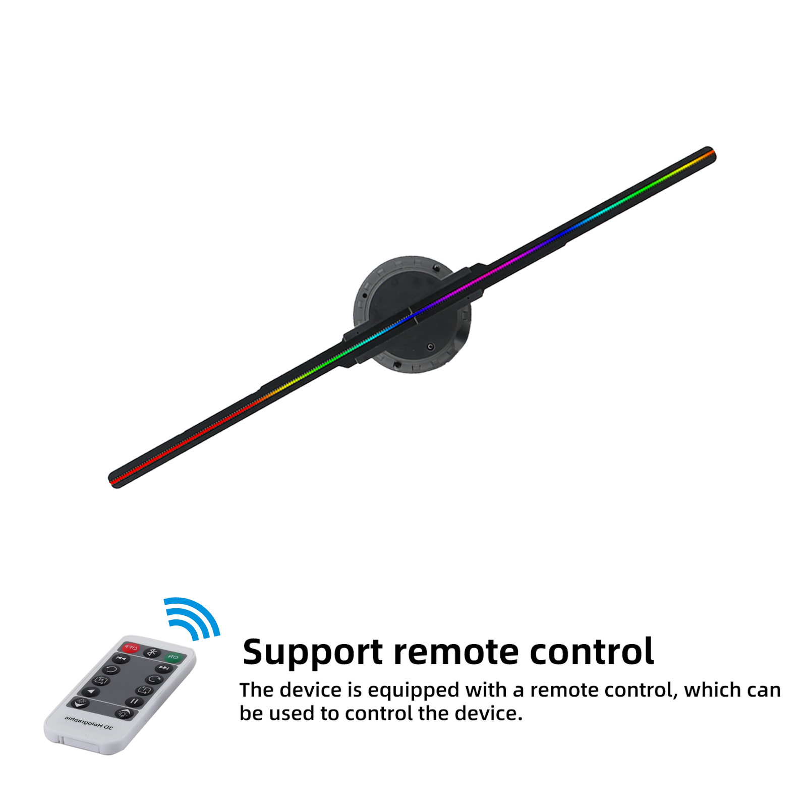 MissYou 50cm 3d hologram Fan: Blows Cool Air, Blows Minds 💨🤯