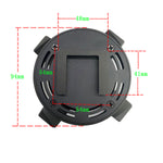 Missyou 3D Hologram Fan Mounting Base, Aluminum Wall Mount Bracket Backplate for 46cm-100cm 4-Blade Fans, Tripod Compatible Replacement Part, Heavy Duty Support for Large Holographic Displays