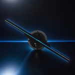 3D Hologram Fan,12.6" Projector with 1.2" Thickness, 700 Video Library, 224 LEDs for Business Signs, Bar, Casino, Party, Halloween Ads