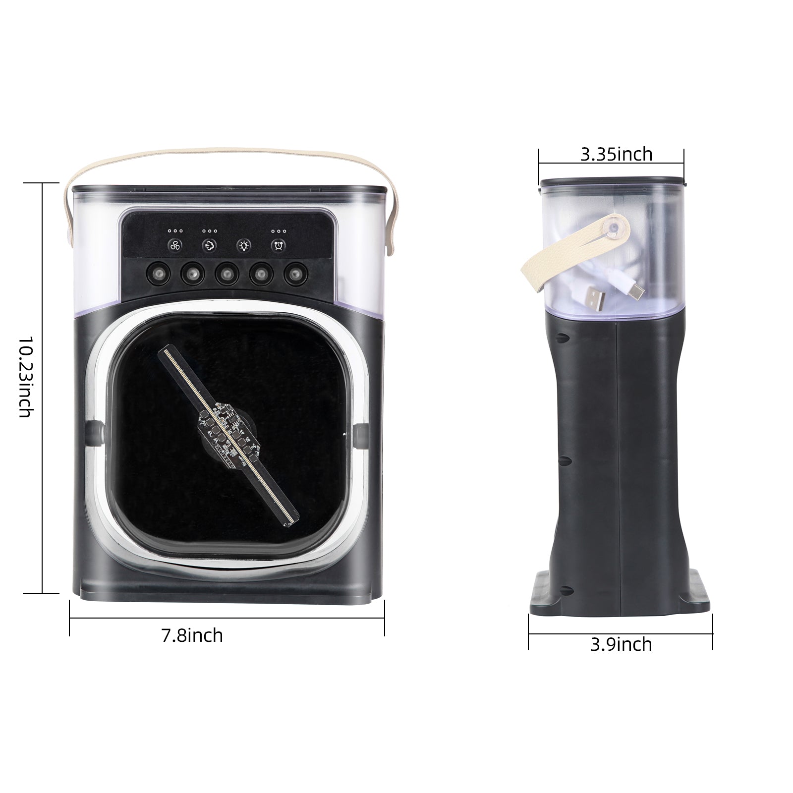 3D Hologram Fan Projector - 5.5