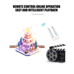 6.5" 3D Hologram Fan Spinner with Bluetooth, Remote, HD LED, 700 Video Library for Halloween, Home Decor, Anime Projection, Parties