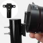 Missyou 3D Hologram Fan Mounting Base, Aluminum Wall Mount Bracket Backplate for 46cm-100cm 4-Blade Fans, Tripod Compatible Replacement Part, Heavy Duty Support for Large Holographic Displays