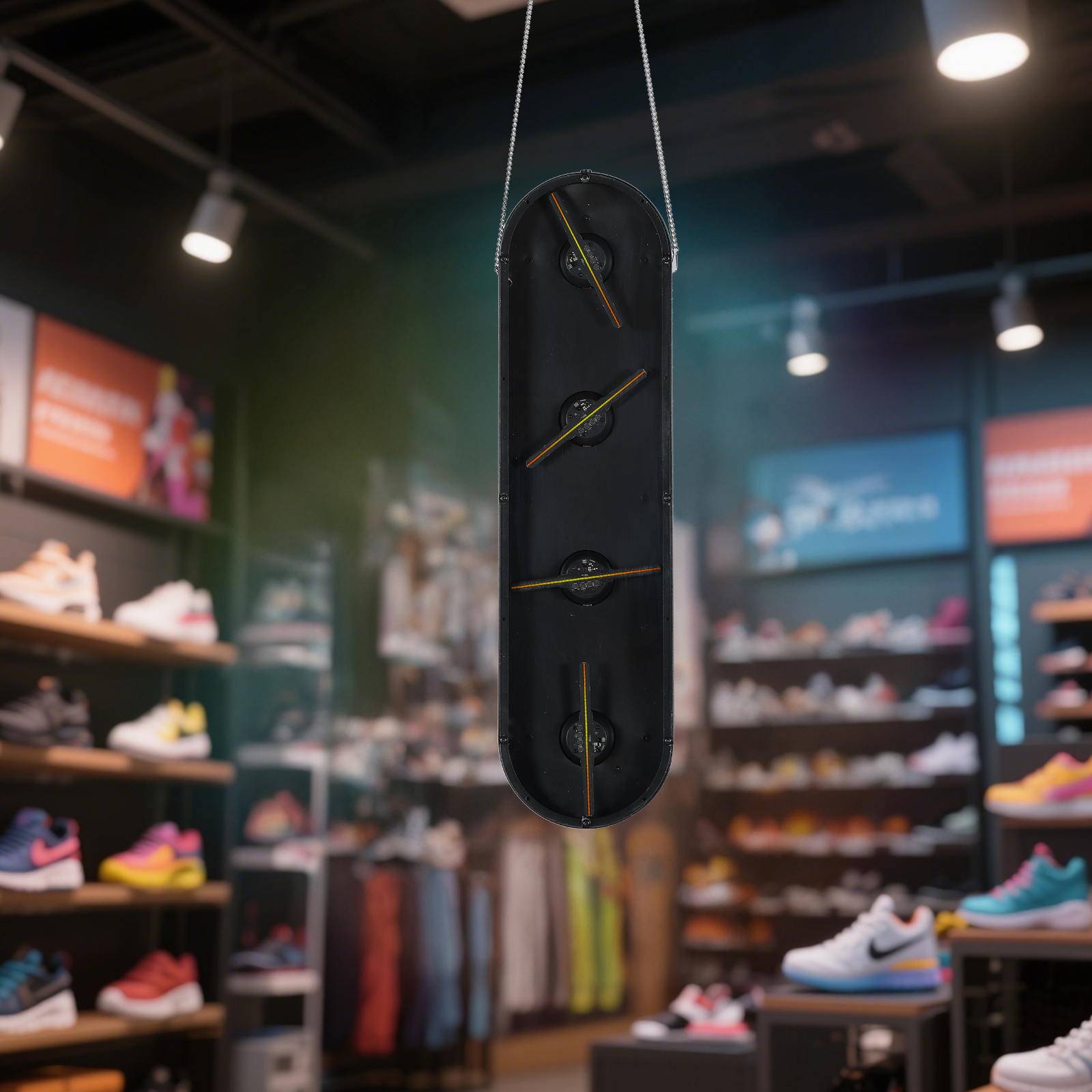 Missyou 3D holographic fan, 18cm 3D holographic fan with WiFi projector and 1500 video libraries - HD desktop LED ceiling light suitable for shops and bars