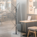 Miss You Triple Fan Hologram: Easy Splicing for Expansive 3D Visuals, Perfect for Business Advertising with Stunning, Dynamic Displays