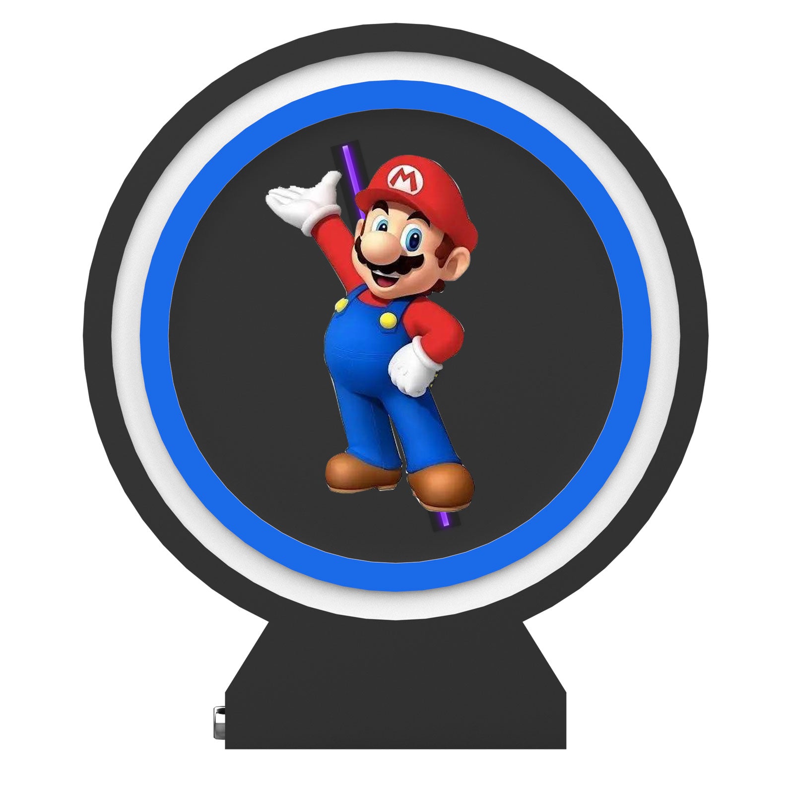 3D Hologram Fan Projector - 5.5" Wi-Fi LED Display for Halloween Ads, Events, Exhibitions, User-Friendly App Control, 128 LEDs, 700+ Videos