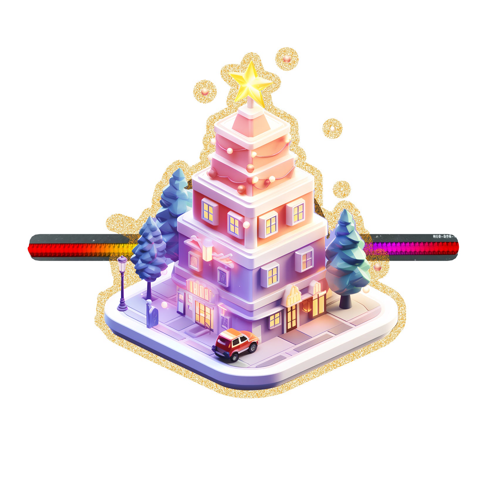 MissYou 13cm 3d hologram Fan: From Spooky Nights to Merry Lights 🎃🎄!