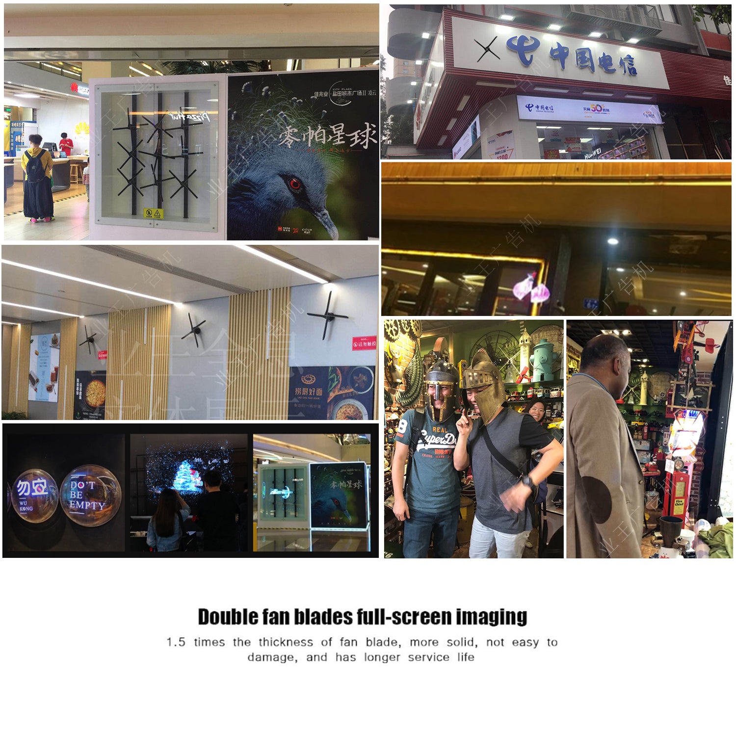 3D Hologram Fan 3D Projector, 17