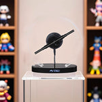 Missyou 11.8-inch 3D Hologram Fan - Customizable Logo, Bluetooth and WiFi Control, Over 700 Video Libraries, Remote Control and Acrylic Cover, Ideal for Advertising and Events