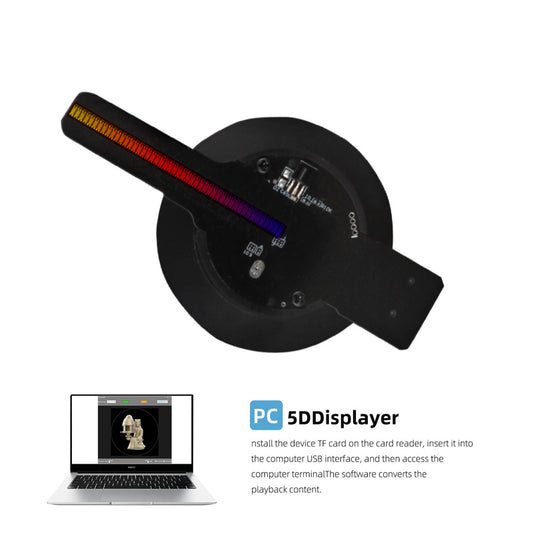 11cm 3D Hologram Fan: Easy Setup for Eye-Catching, High-Resolution Displays Anywhere ✨🎯