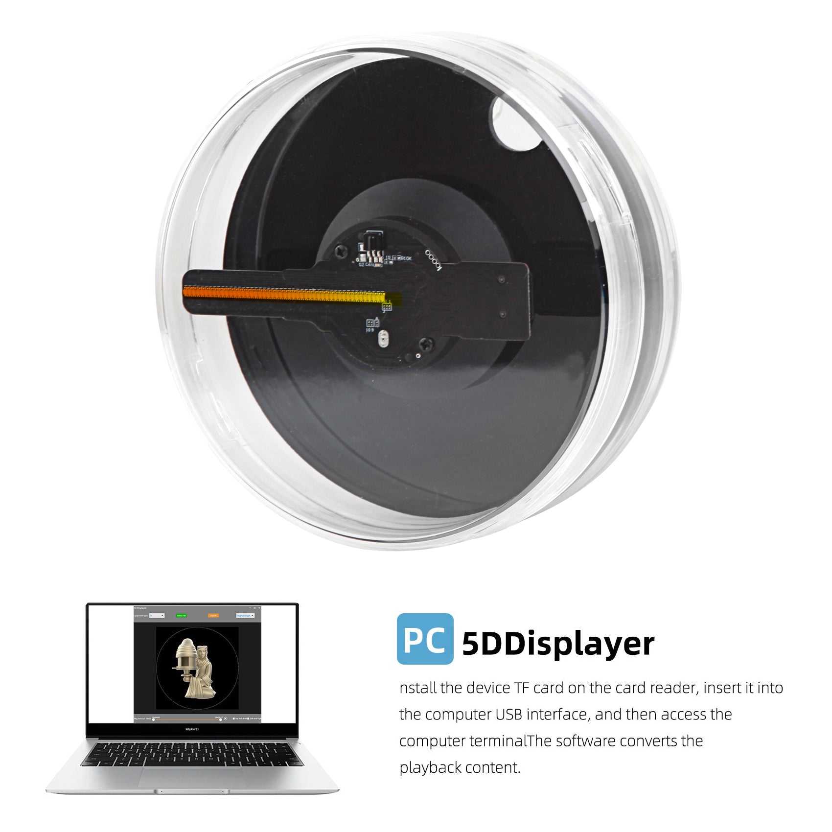 MissYou 11cm 3d hologram Fan: Cool Breeze, Warm Holiday Vibes 🎅🎁