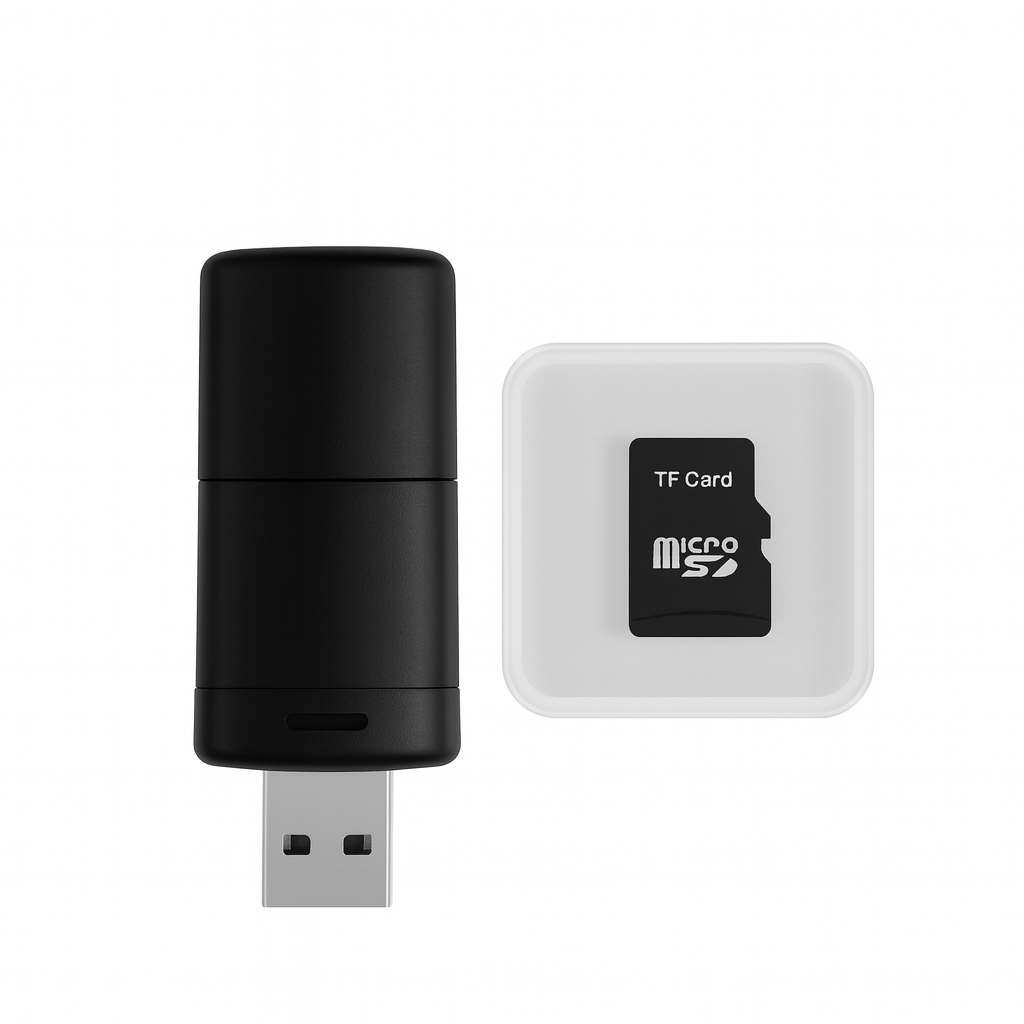 8GB Micro SD Card for 3D Hologram Fan Projector, Universal Replacement TF Memory Kit with USB Reader, Access to 1500+ 3D Video Cloud Library, Class 10 Speed for Advertising Display