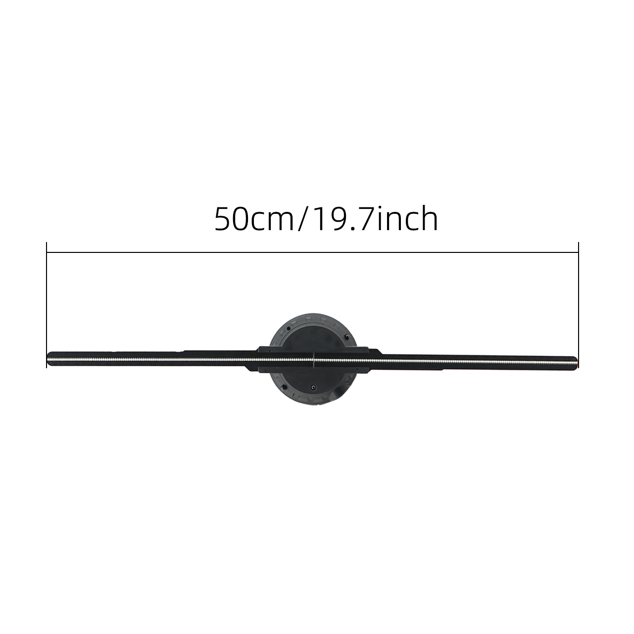 MissYou 50cm 3d hologram Fan: Blows Cool Air, Blows Minds 💨🤯