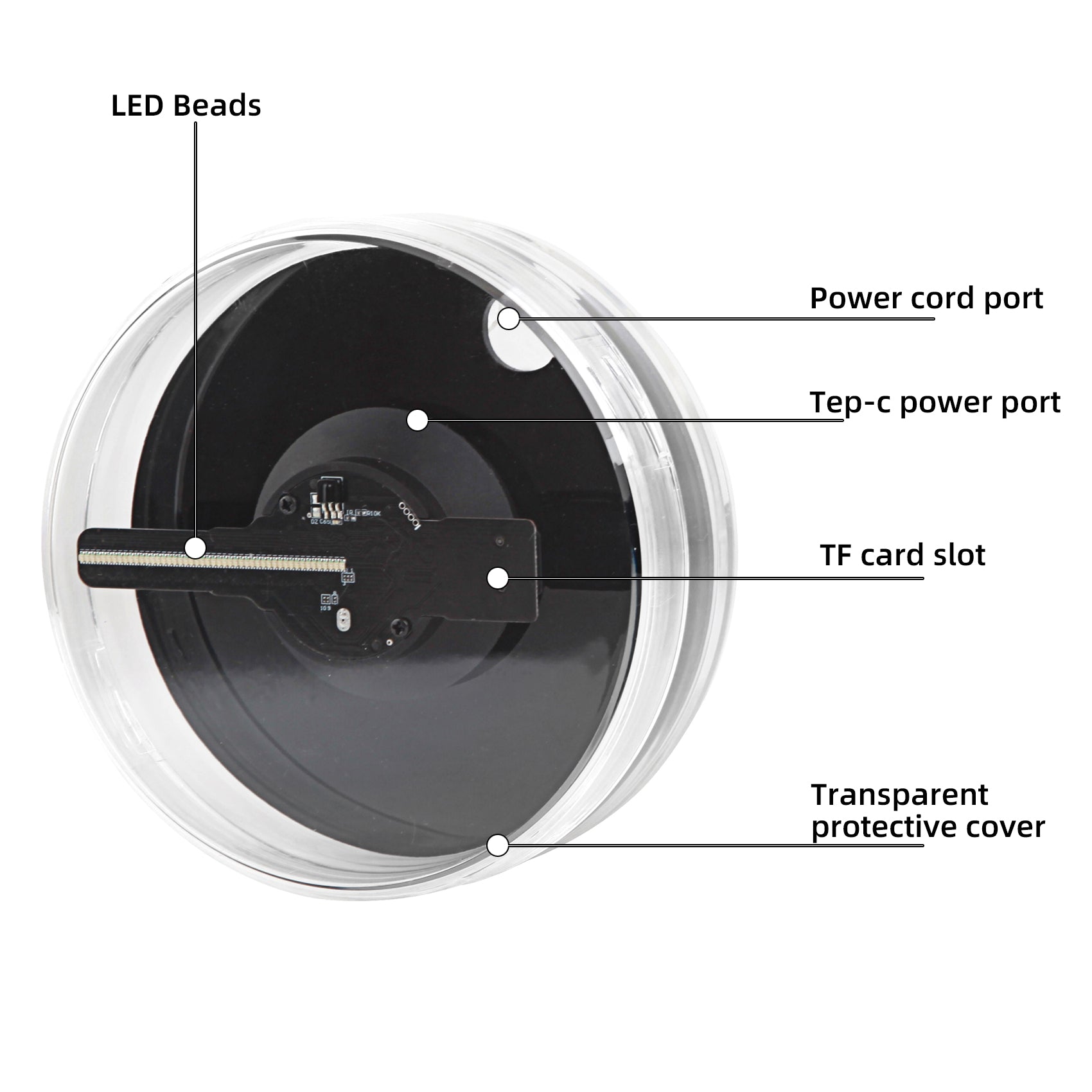 MissYou 11cm 3d hologram Fan: Cool Breeze, Warm Holiday Vibes 🎅🎁