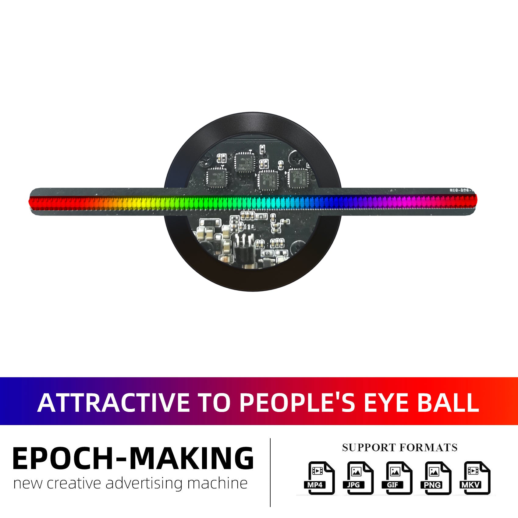 MissYou 14cm 3d hologram Fan: From Spooky Nights to Merry Lights 🎃🎄!