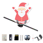 3D Hologram Fan, 17.9" Portable Holographic Display with WiFi, 700 Videos, 3D LED Projection, Adapts to Various Scenarios