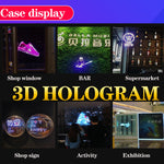 3D Hologram Fan, 17.9" Portable Holographic Display with WiFi, 700 Videos, 3D LED Projection, Adapts to Various Scenarios