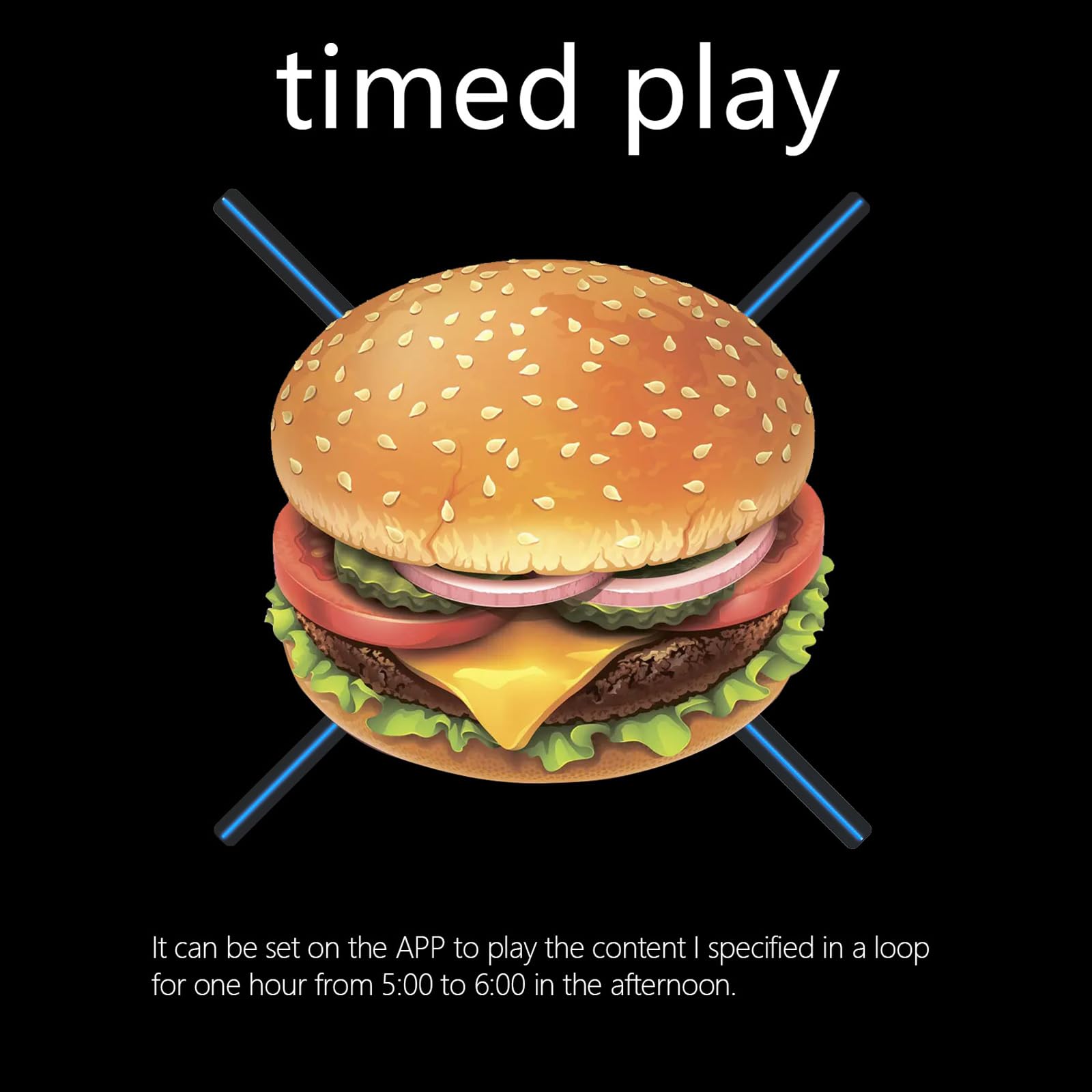 3D Hologram Fan, 20.5