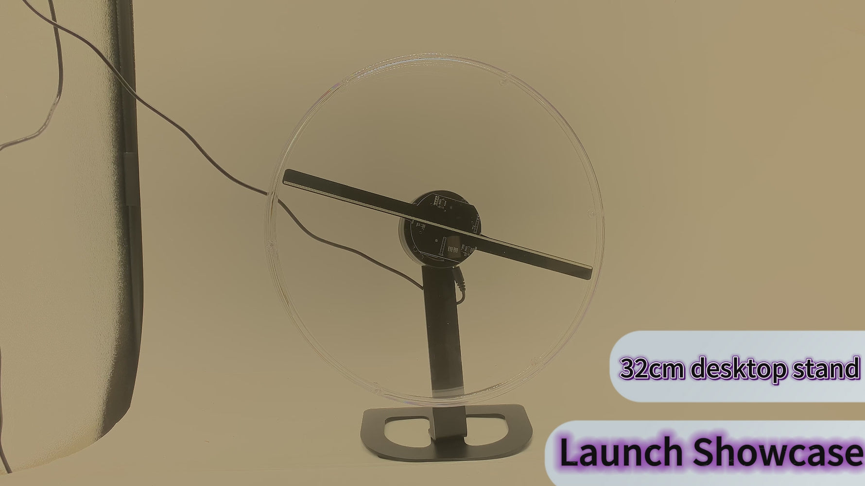 hihologram 32CM 3D hologram fan, missyou