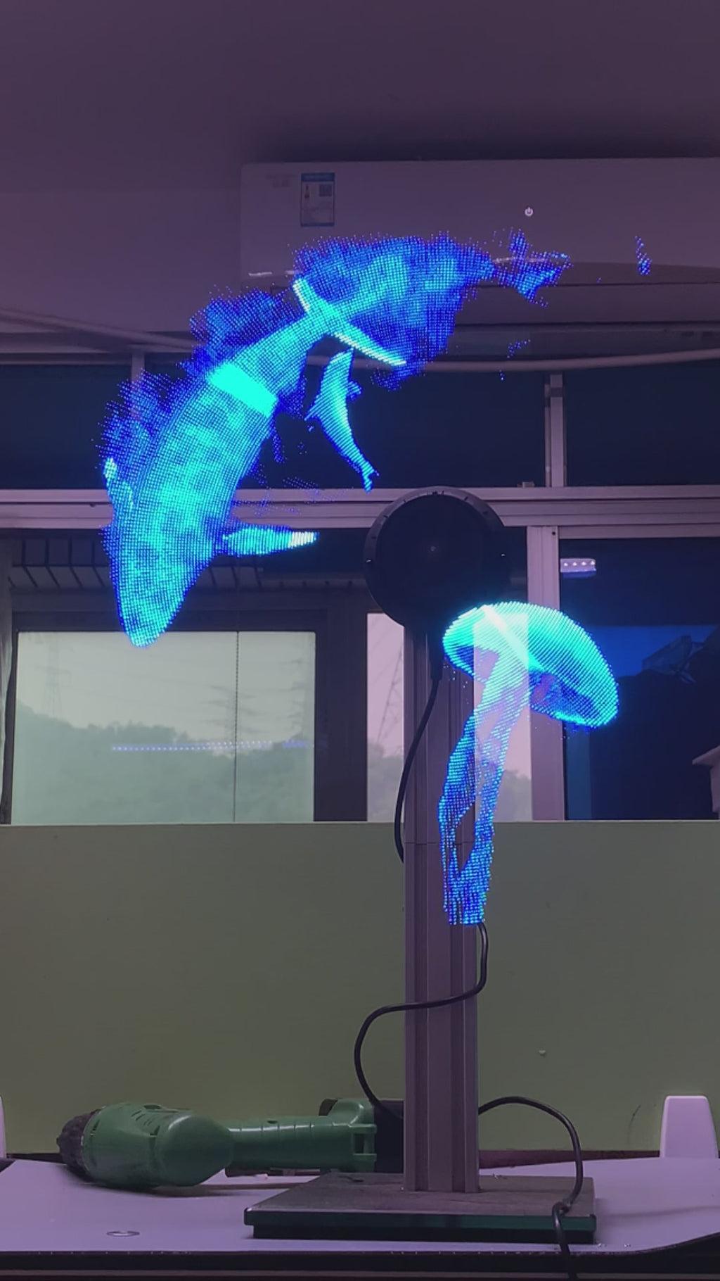 MissYou 50cm 3d hologram Fan: Blows Cool Air, Blows Minds 💨🤯