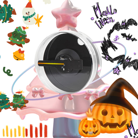 MissYou 11cm 3d hologram Fan: Cool Breeze, Warm Holiday Vibes 🎅🎁